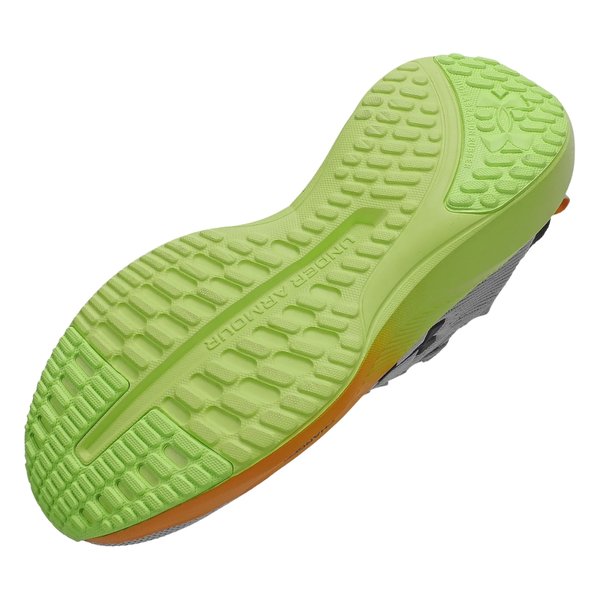 Tênis Under Armour Charged Slight SE Cinza e Verde Limão